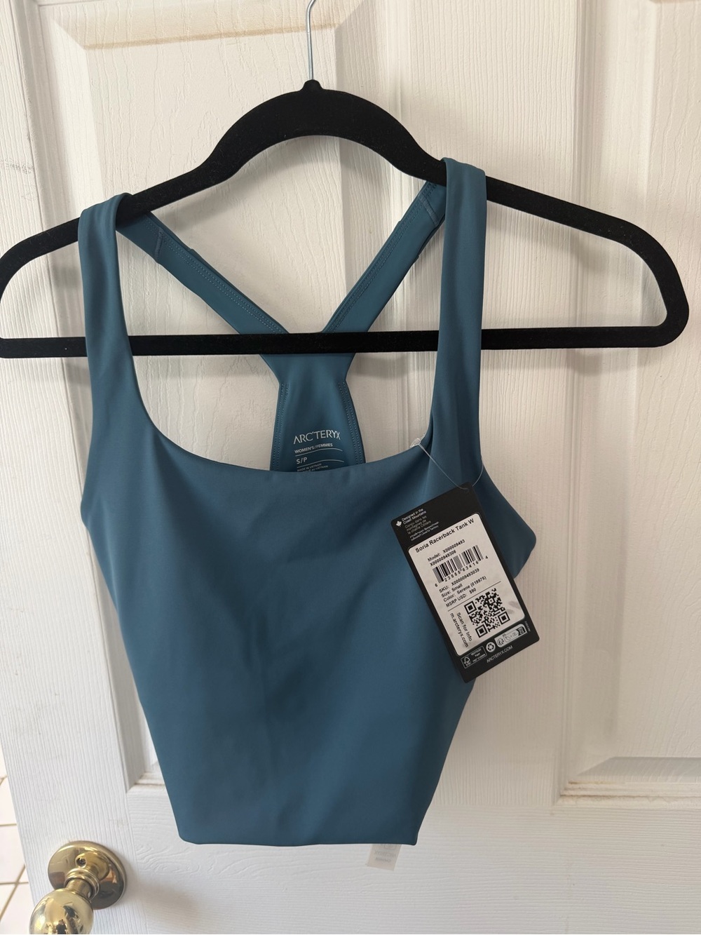 NWT Arc'teryx Women's Teal Soria Racerback Tank Top